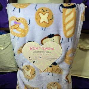 Purple Betsey Johnson blanket